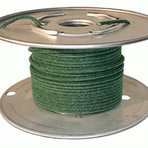 Vintage Cloth Covered Wire- Green Heater Wire